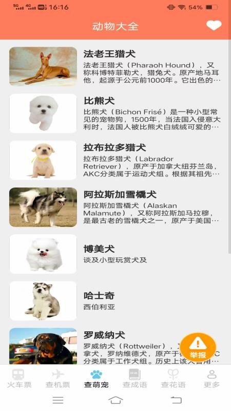 萌趣查高铁飞机票appv1.6.4.2截图3