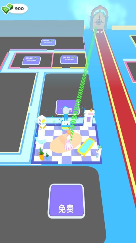 女孩向前跑手游v1.0.1截图3