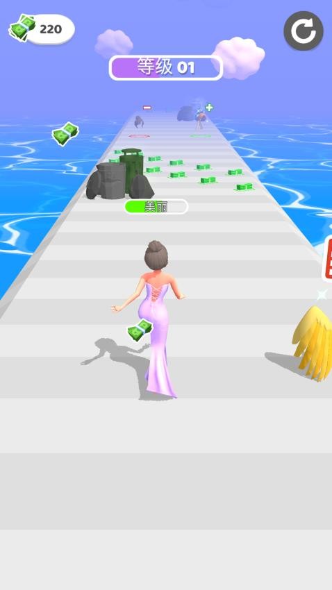 女孩向前跑手游v1.0.1截图2