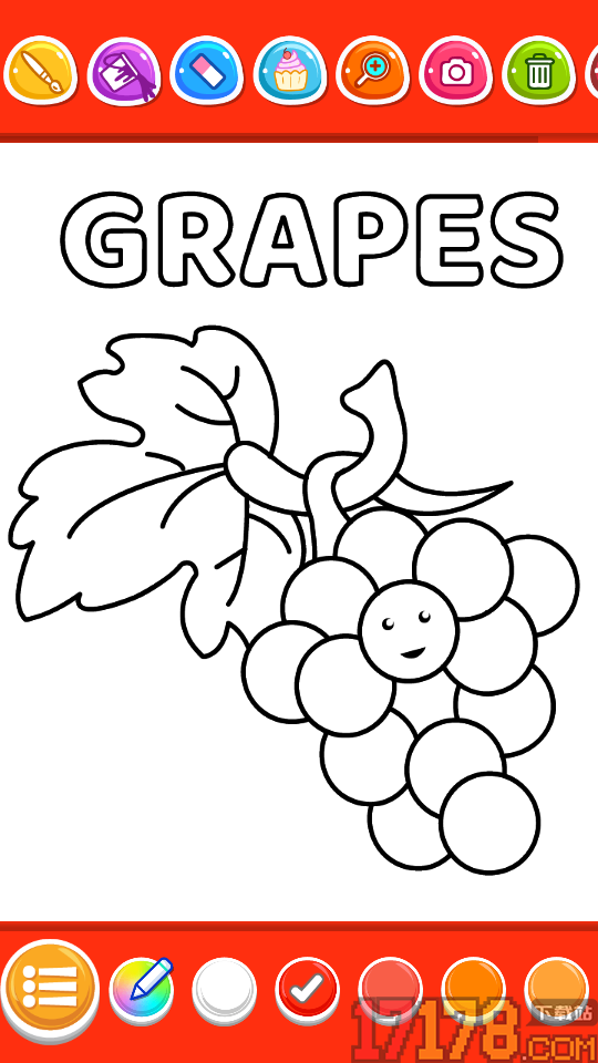 儿童画画水果涂色app