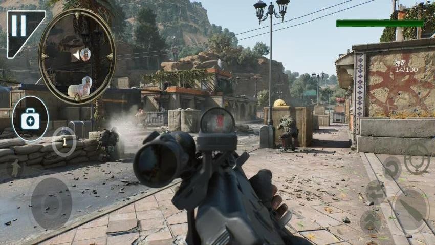 三角行动跑刀手游v1.0截图3