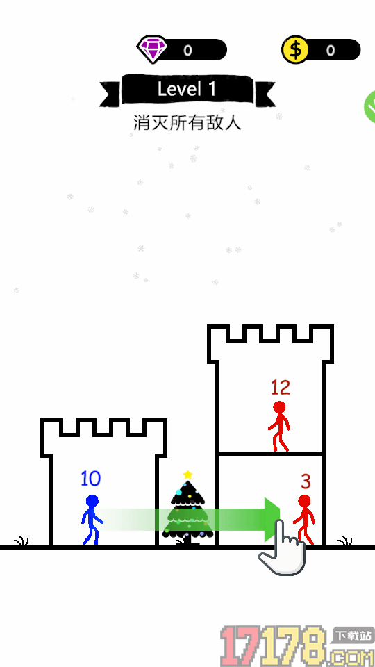 火柴人塔防冒险对战手游