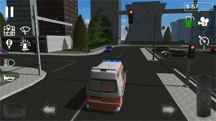 3D救护车模拟手游v1.0.1截图4
