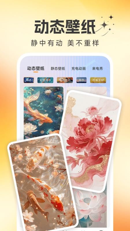 桌面锦鲤壁纸官方版v1.0.5截图2
