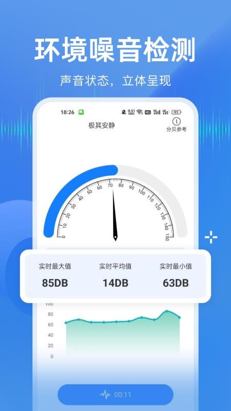 分贝测量全能王去广告版v1.0.2截图4