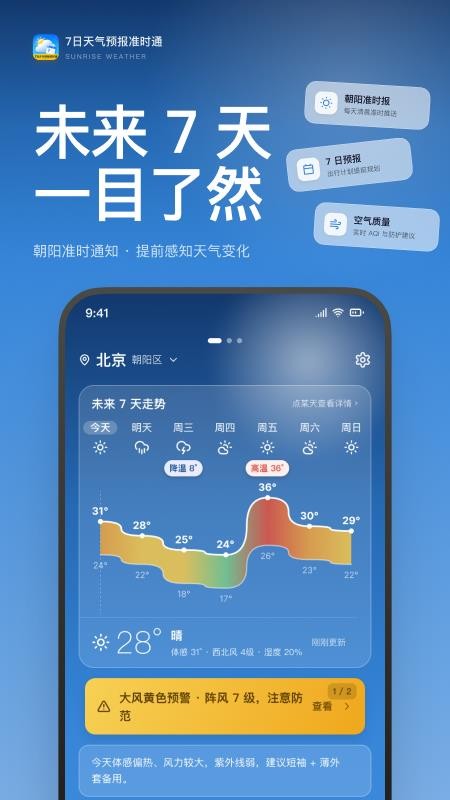 7日天气预报准时通手机版