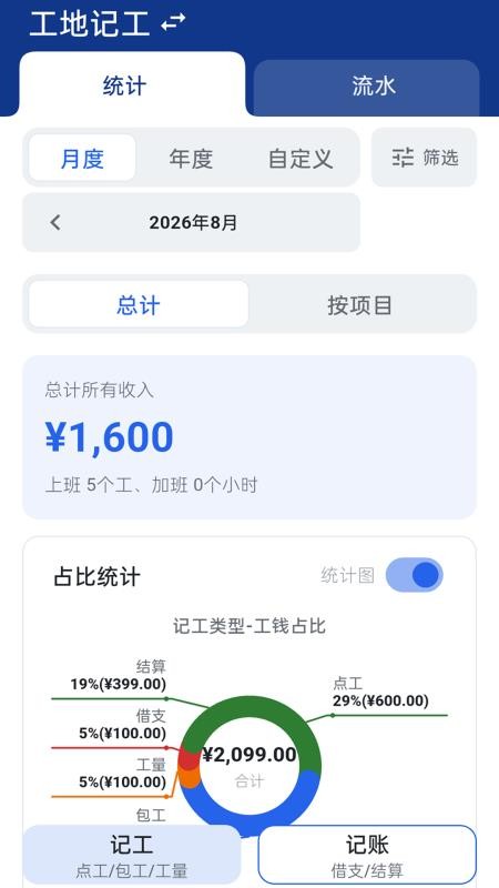 灵活记工记账手机版v1.2.1截图2